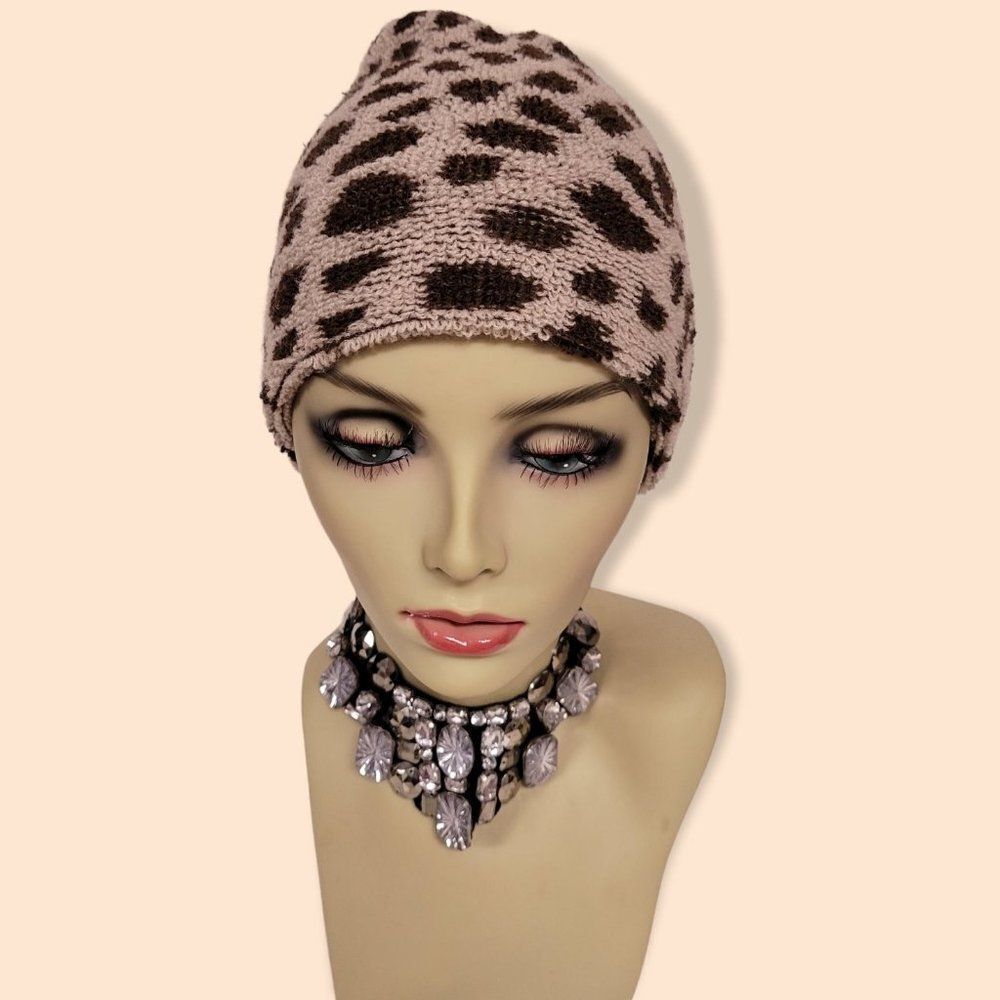 Animal Print Toque Headwear Beanie